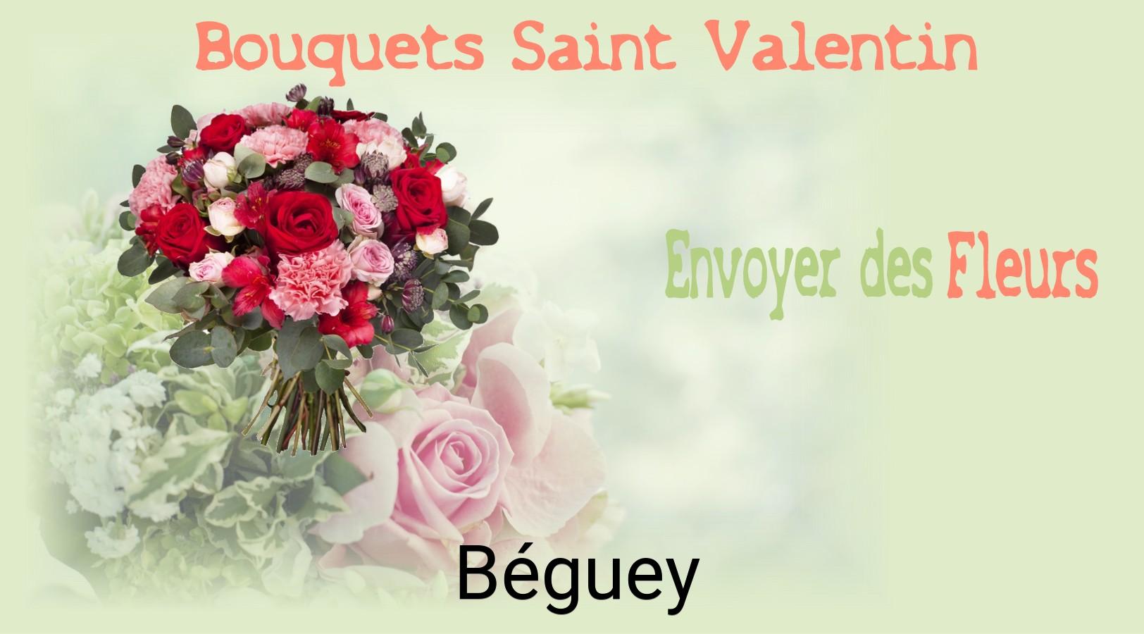 Roses de Saint-Valentin livrées à Béguey